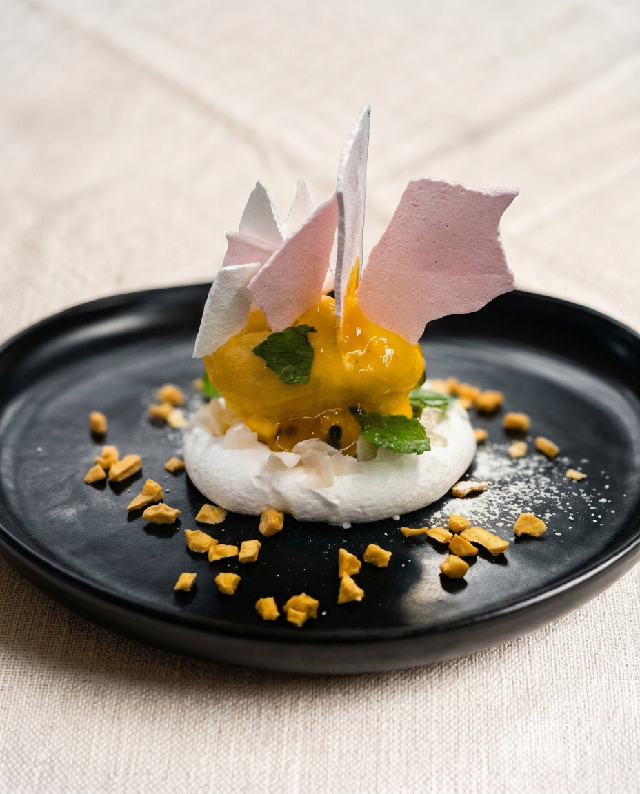 MANGO, PASSIONFRUIT & MERINGUE 